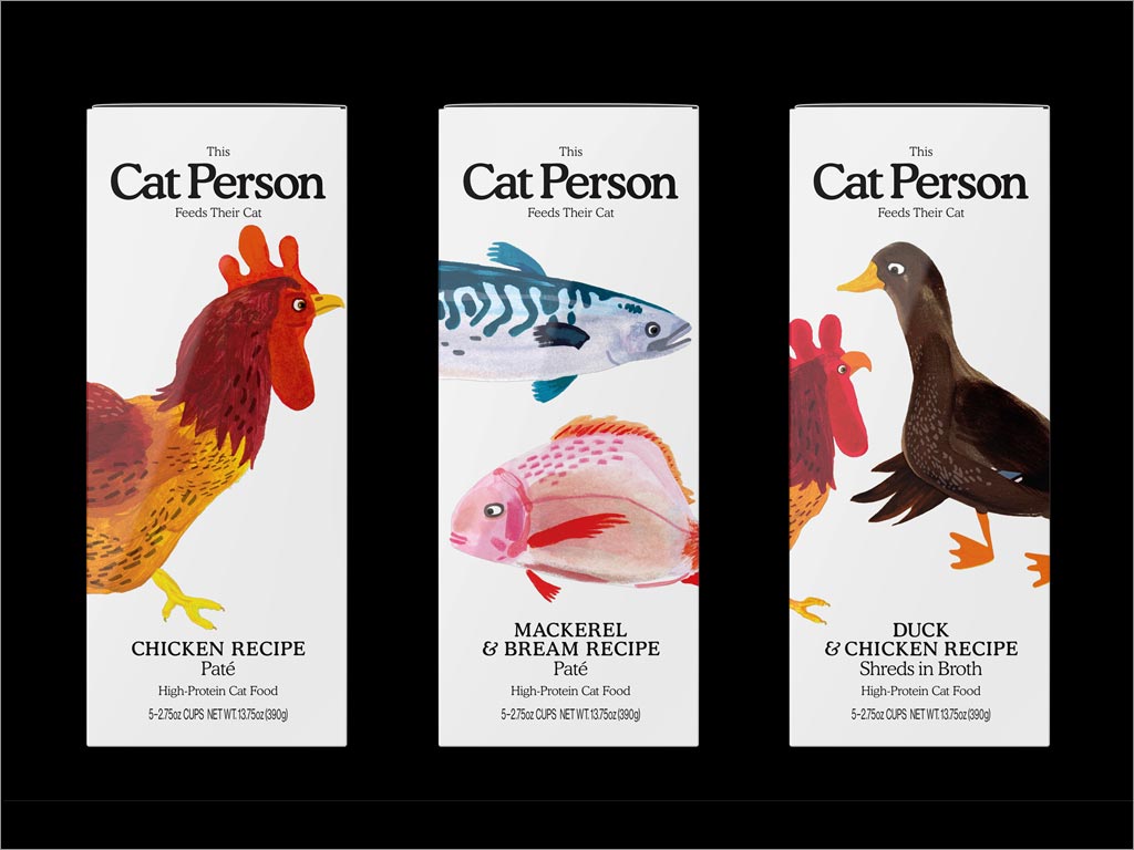 英国Cat Person猫粮包装设计