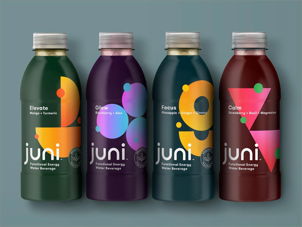 美国Juni功能性植物饮料包装设计