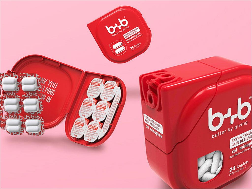 美国b+b药品包装设计之开盒展示