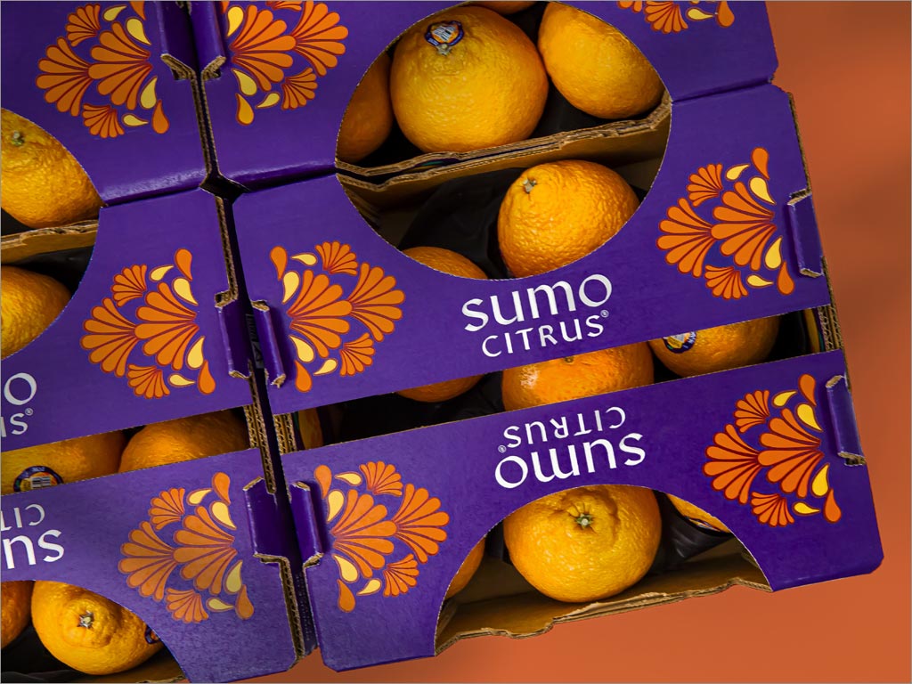 彰显日本传统的Sumo Citrus柑橘水果包装设计