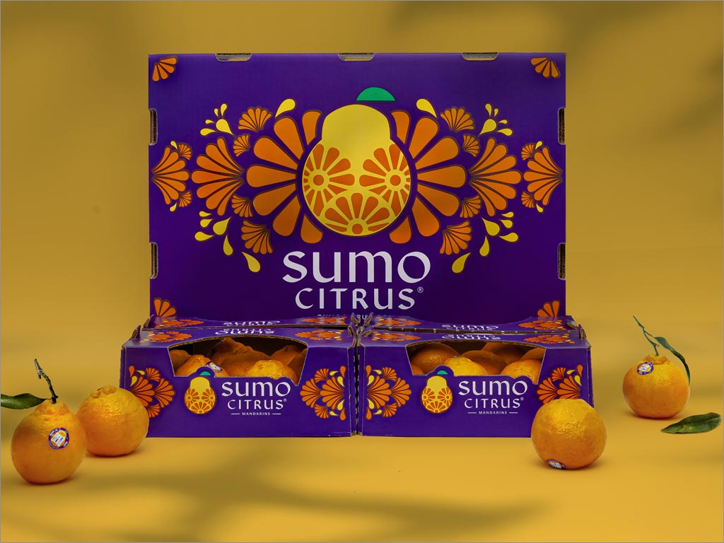 彰显日本传统的Sumo Citrus柑橘水果包装设计之实物照片
