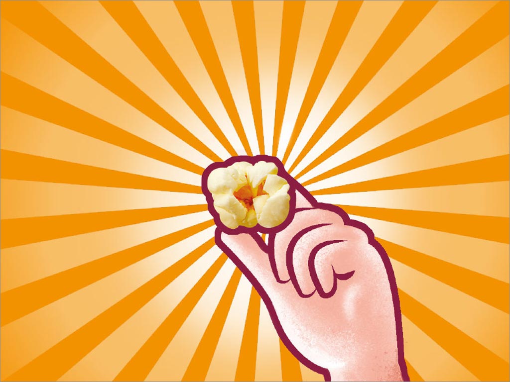 意大利poppy爆米花包装设计之爆米花插图设计