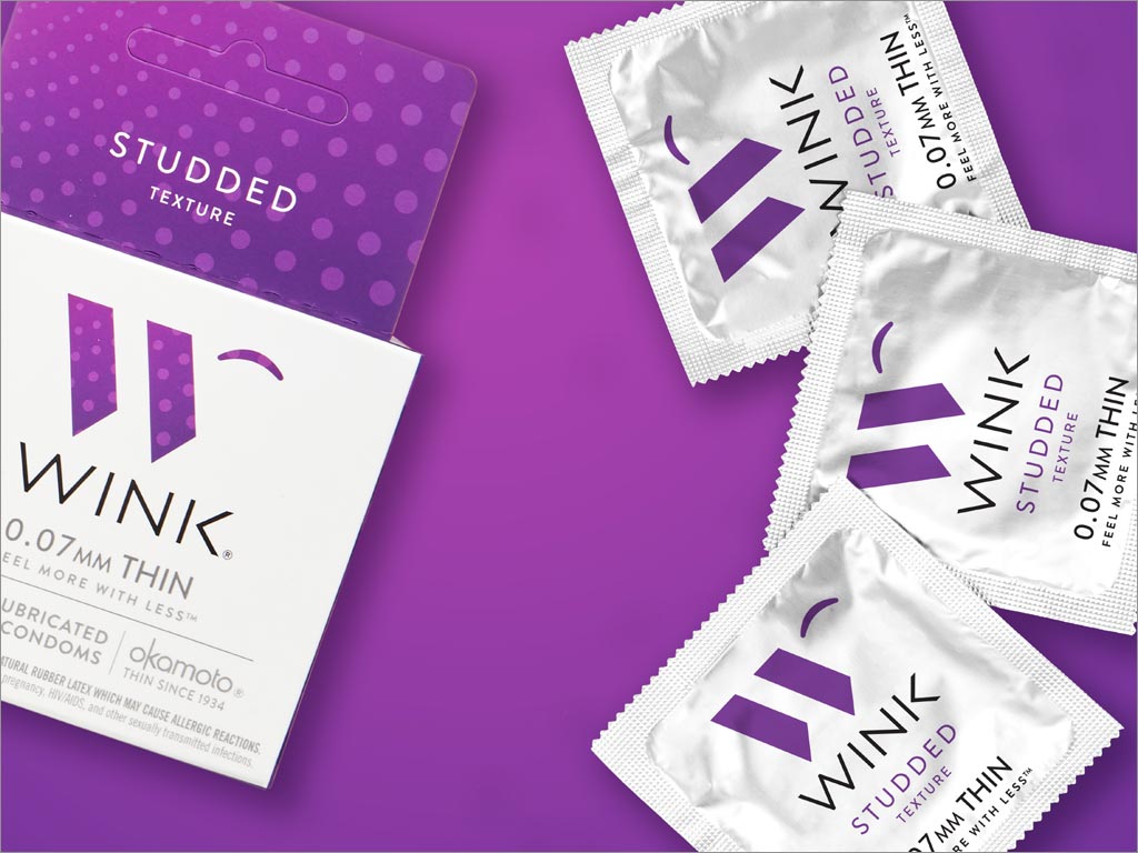 Wink安全避孕套包装盒包装袋设计
