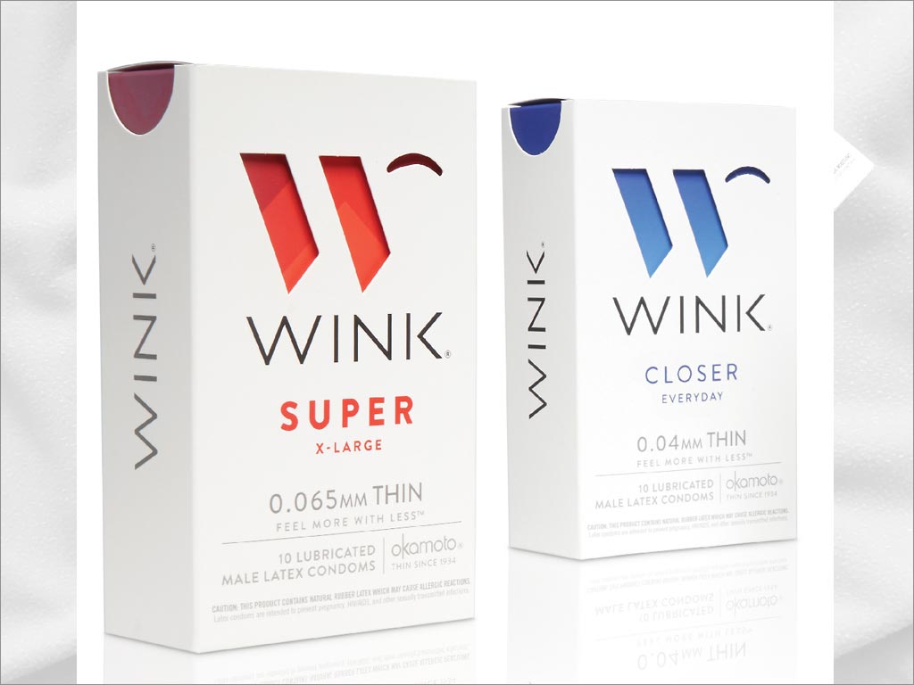 Wink安全避孕套包装盒设计