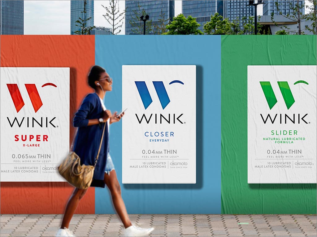 Wink安全避孕套海报设计