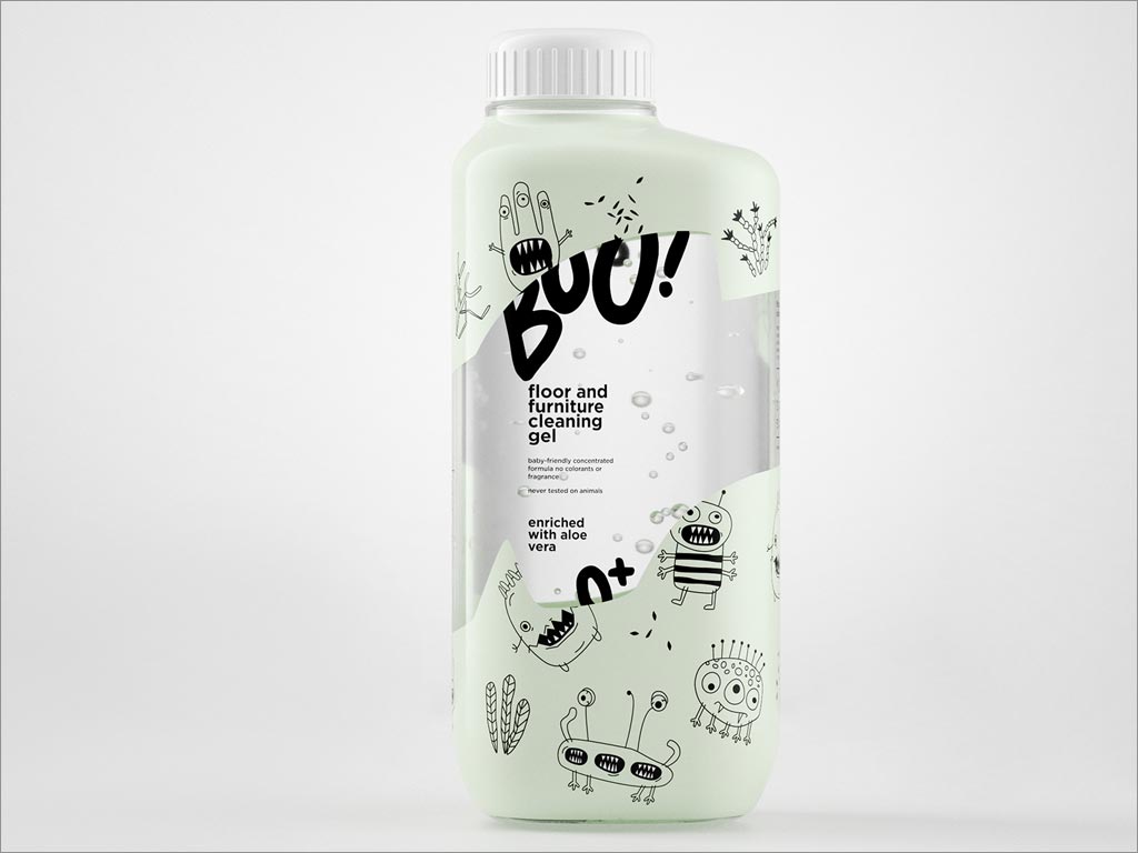 Boo婴幼儿清洁用品包装瓶体设计