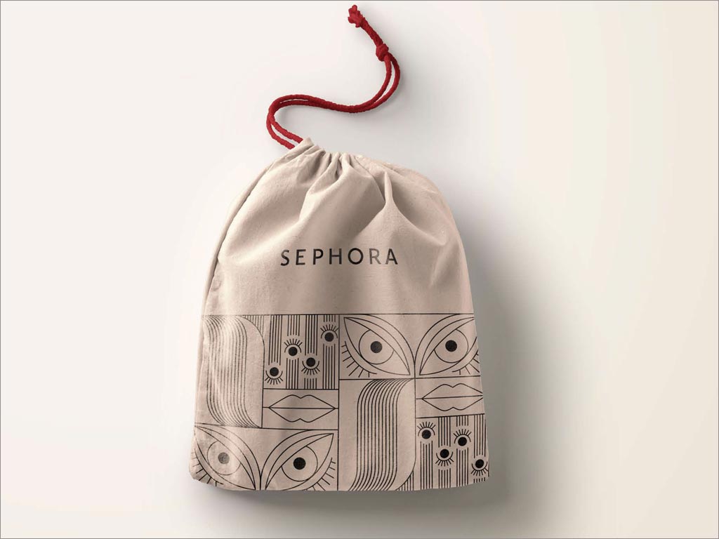 Sephora化妆品布袋设计