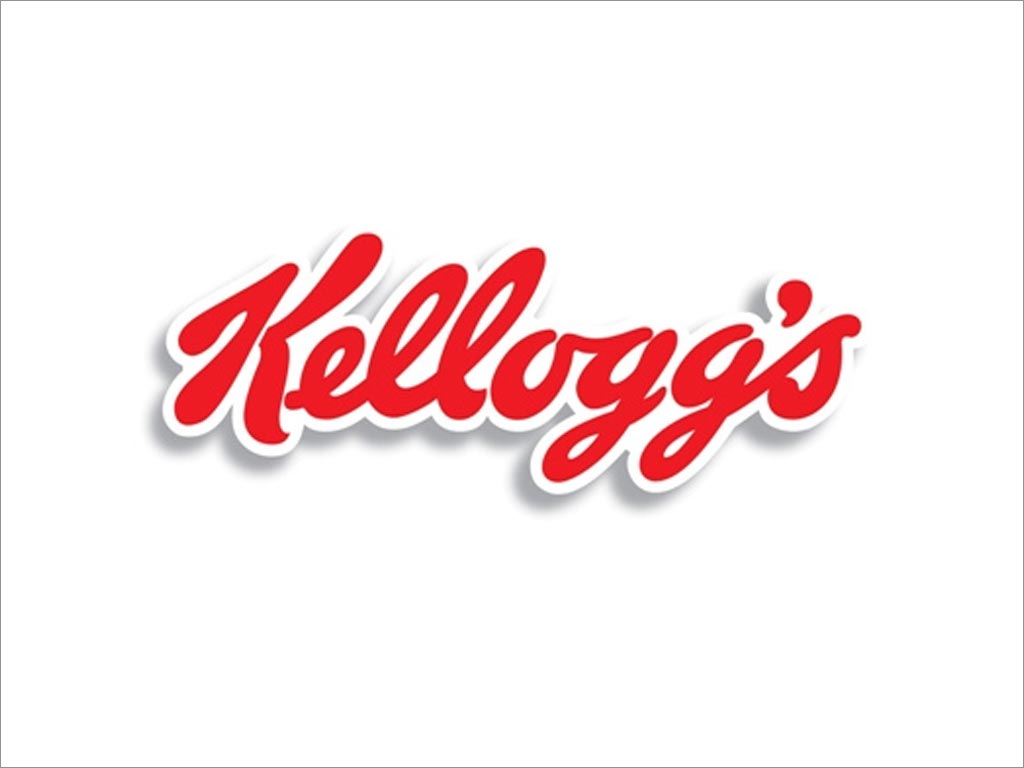 Kellogg's儿童谷物麦片糊食品logo设计
