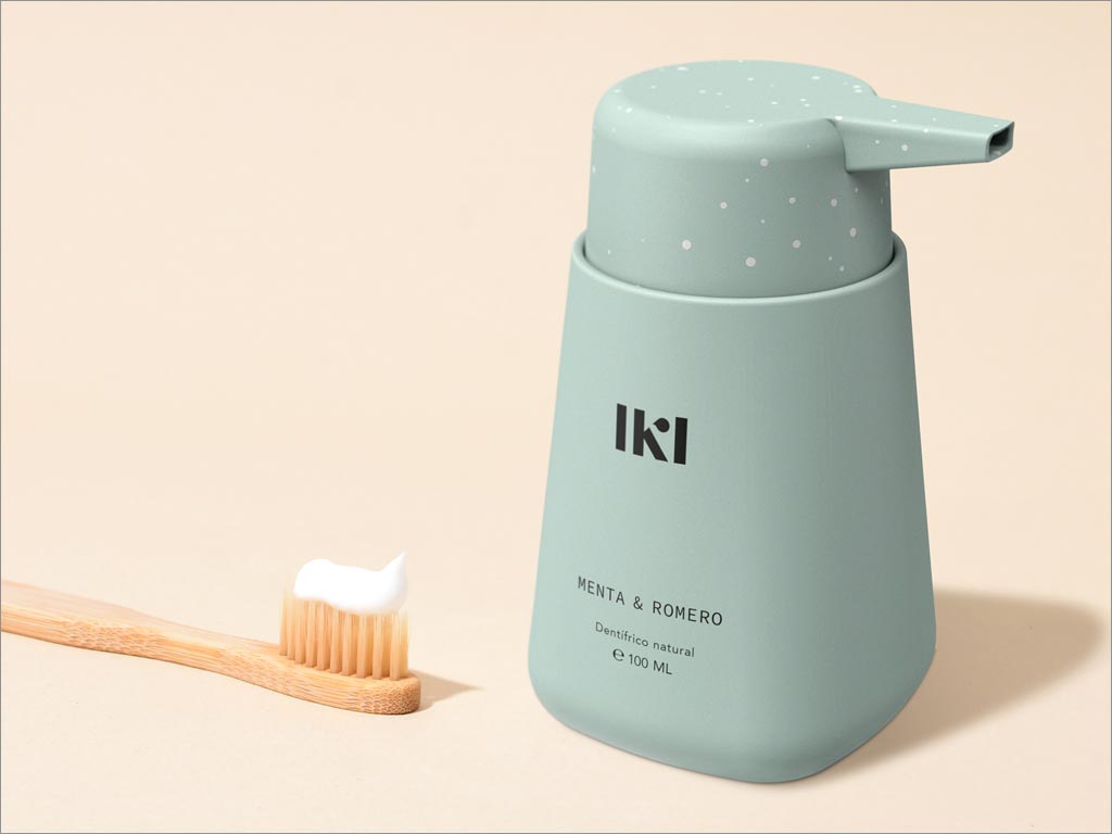 IKI牙膏瓶容器造型设计之实物照片