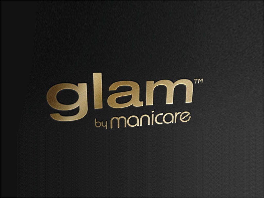 澳大利亚Glam假睫毛假指甲美容品牌logo设计