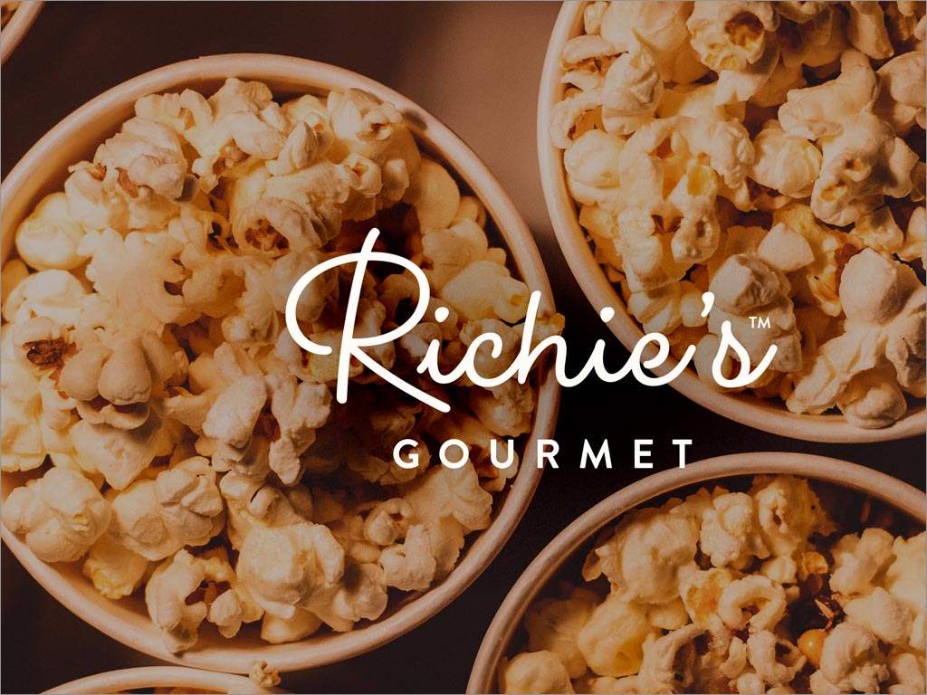巴西Richie's Gourmet爆米花休闲食品logo设计