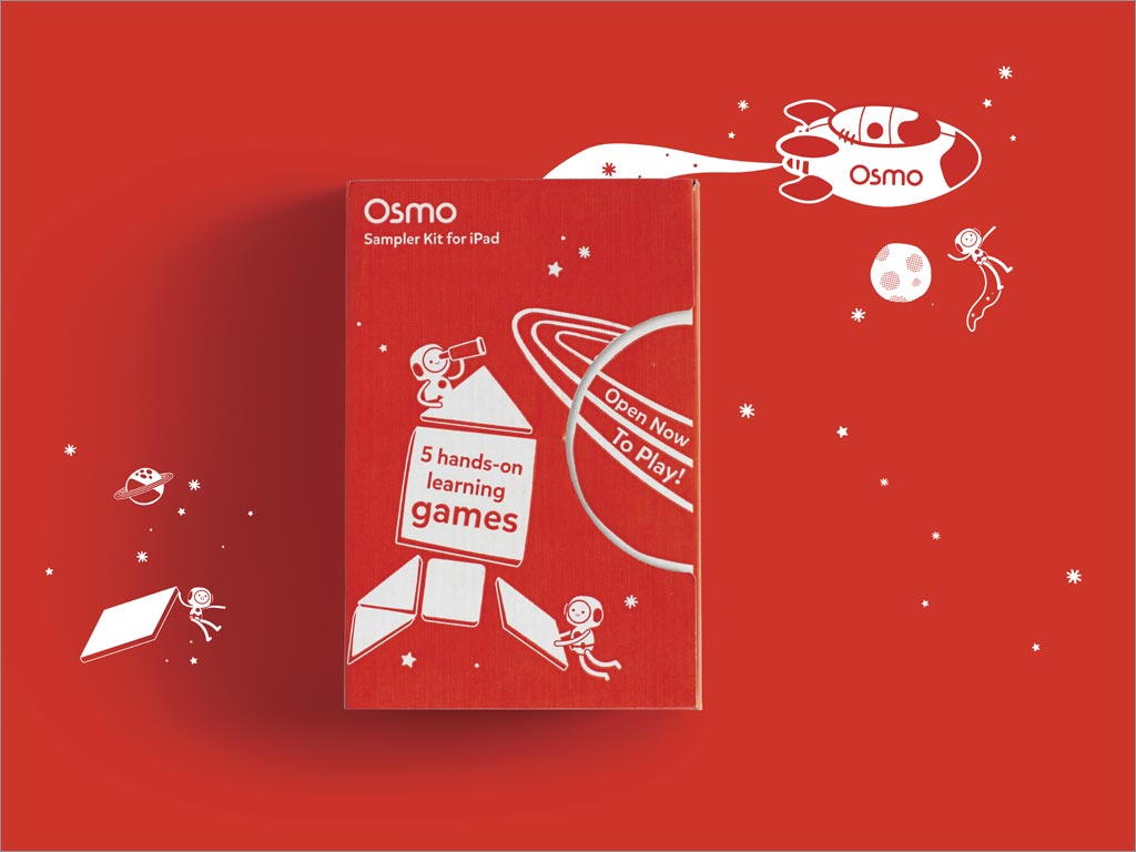 美国Osmo学习工具玩具套件包装设计