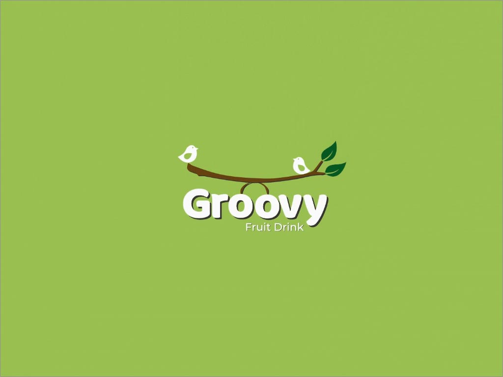 Groovy果汁品牌logo设计