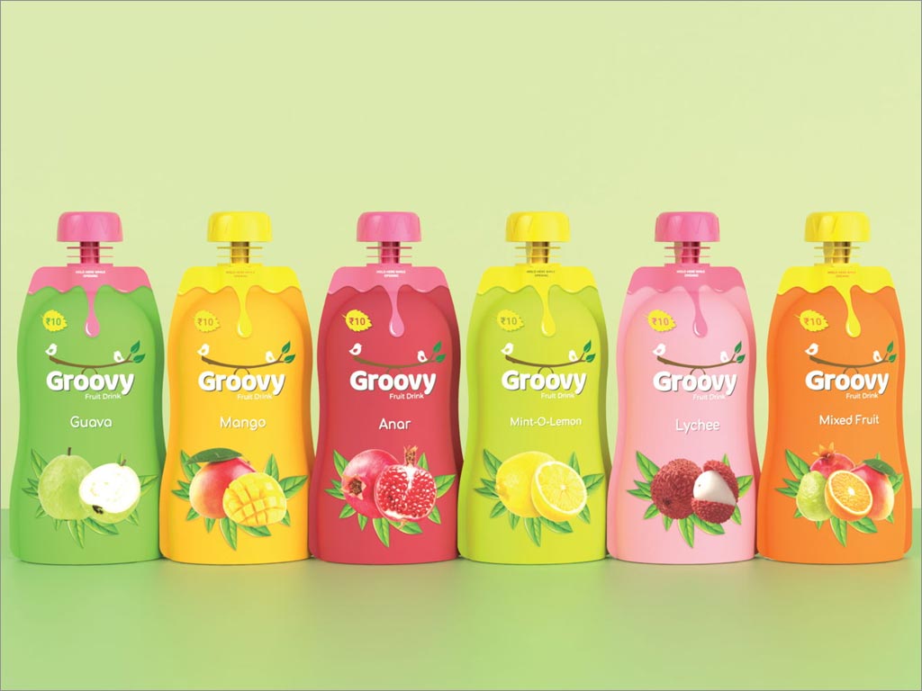 Groovy系列果汁包装设计