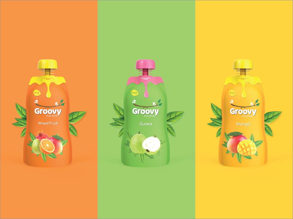 Groovy果汁包装设计