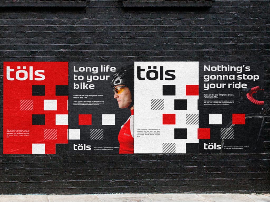 西班牙Tols自行车零件品牌形象设计之海报设计