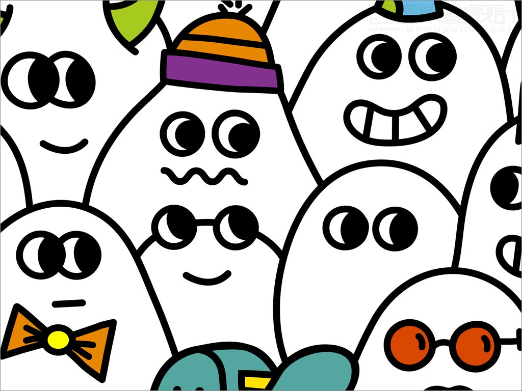 Bundlz儿童酸奶小吃零食包装设计之插图设计