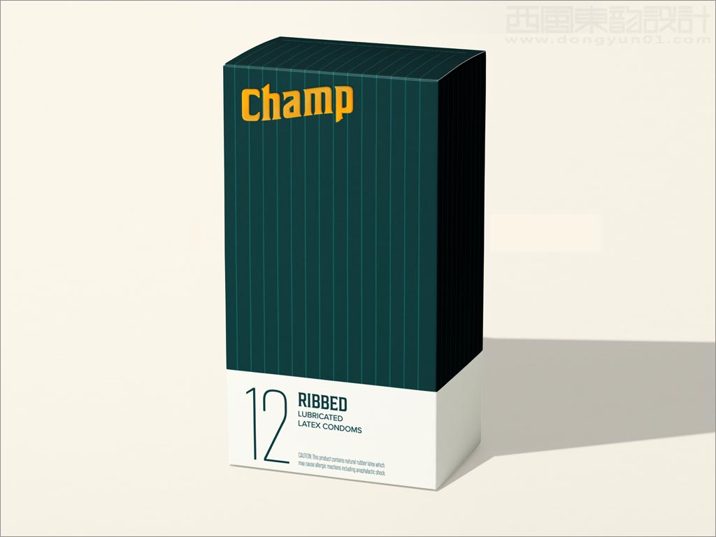 美国Champ避孕套包装盒两性健康用品包装设计