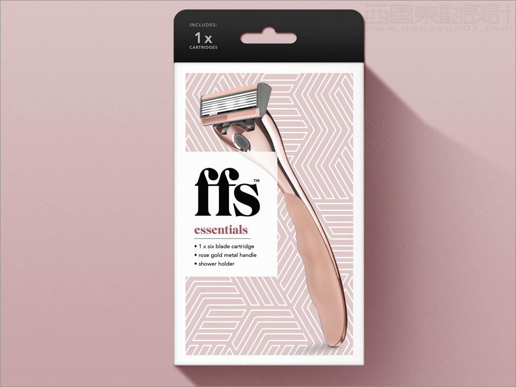 英国FFS女性剃须刀产品包装设计