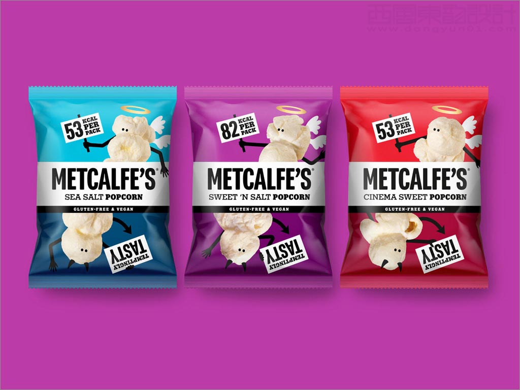 英国Metcalfe爆米花零食小吃包装设计