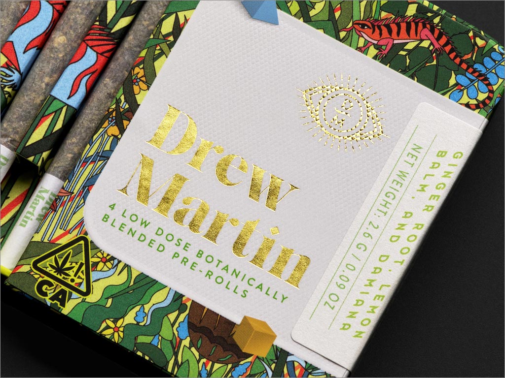 英国Drew Martin香烟包装设计之局部特写