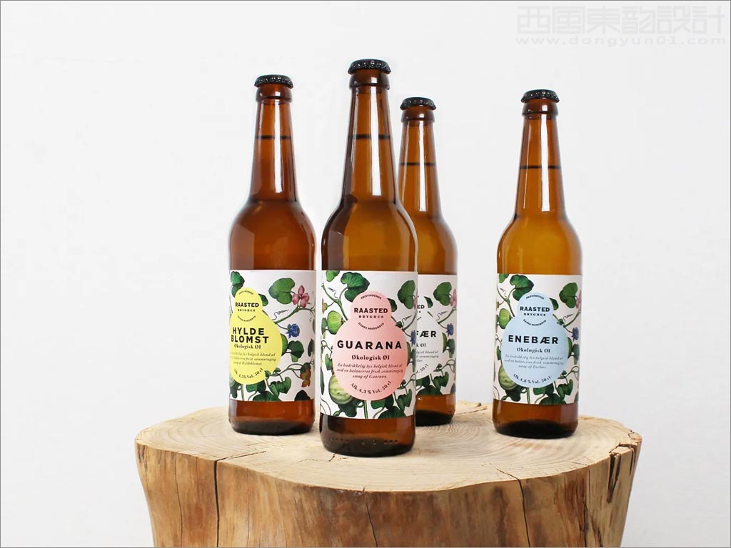 比利时Raasted Organic女性啤酒包装设计