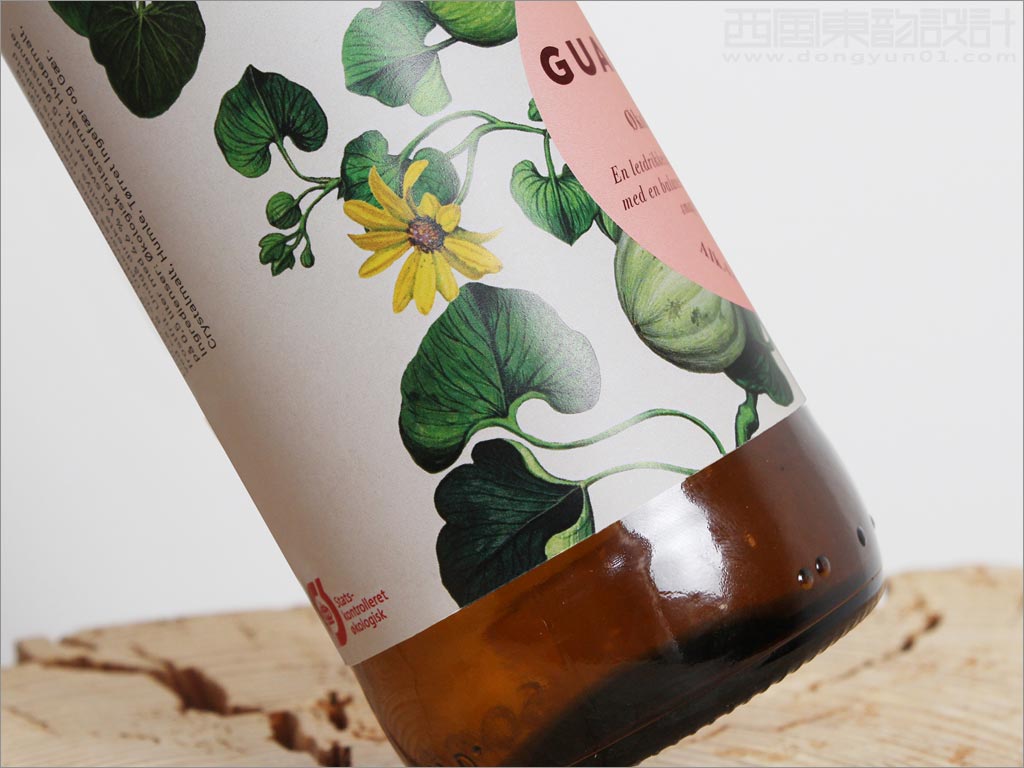 比利时Raasted Organic女性啤酒包装设计之插画设计