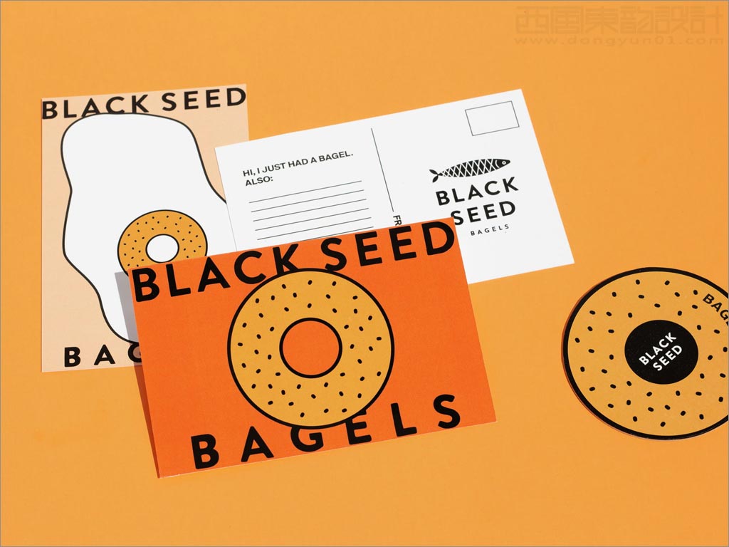 美国Black Seed Bagel食品品牌形象设计之光盘封面设计