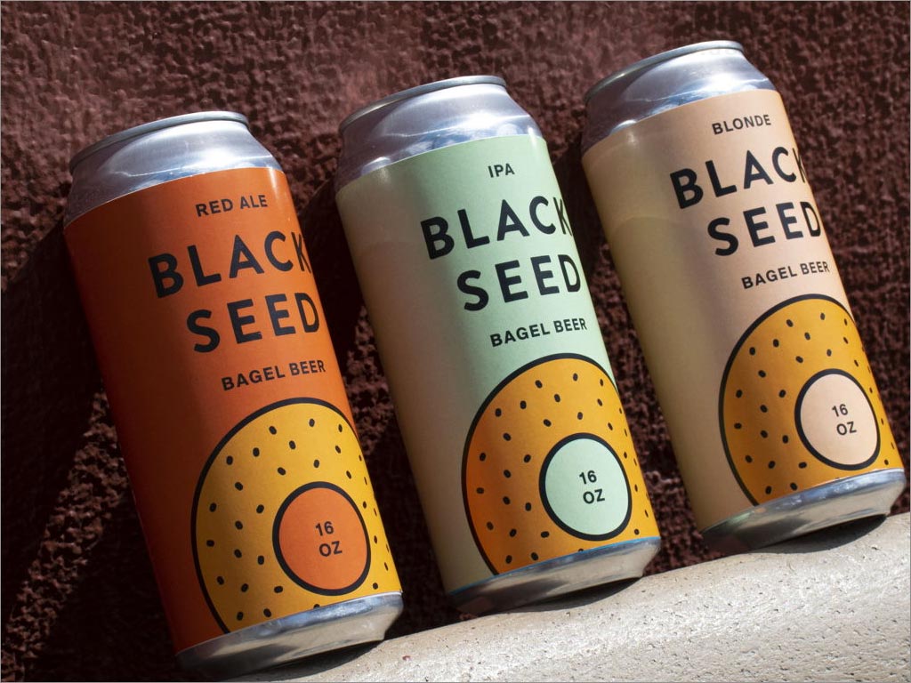 美国Black Seed Bagel饮料包装设计