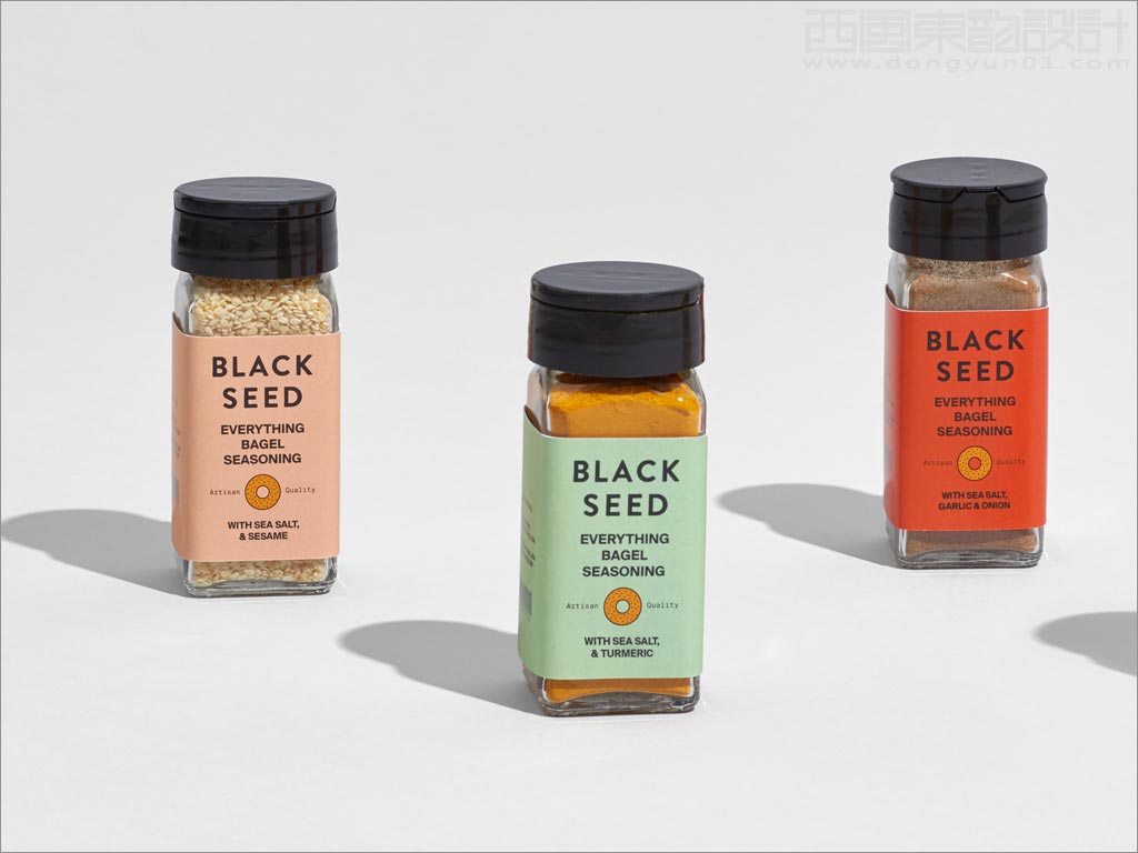 美国Black Seed Bagel调味食品包装设计