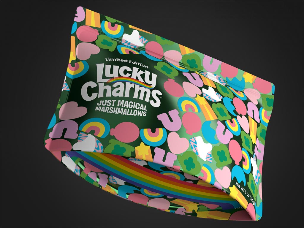 美国Lucky Charms Just Magical棉花糖包装设计之实物照片