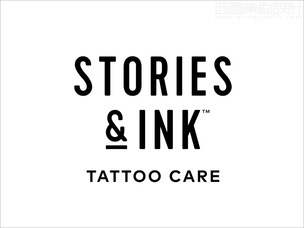 Stories＆Ink纹身护肤产品的品牌logo包装计