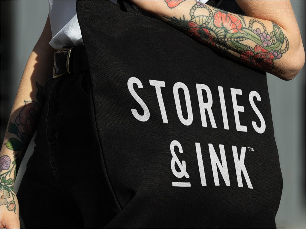 Stories＆Ink纹身护肤产品品牌形象设计之布袋设计