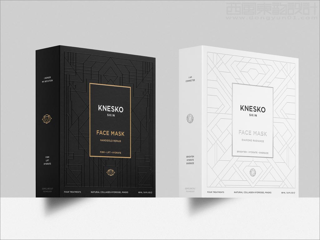 美国KNESKO SKIN面膜礼盒包装设计