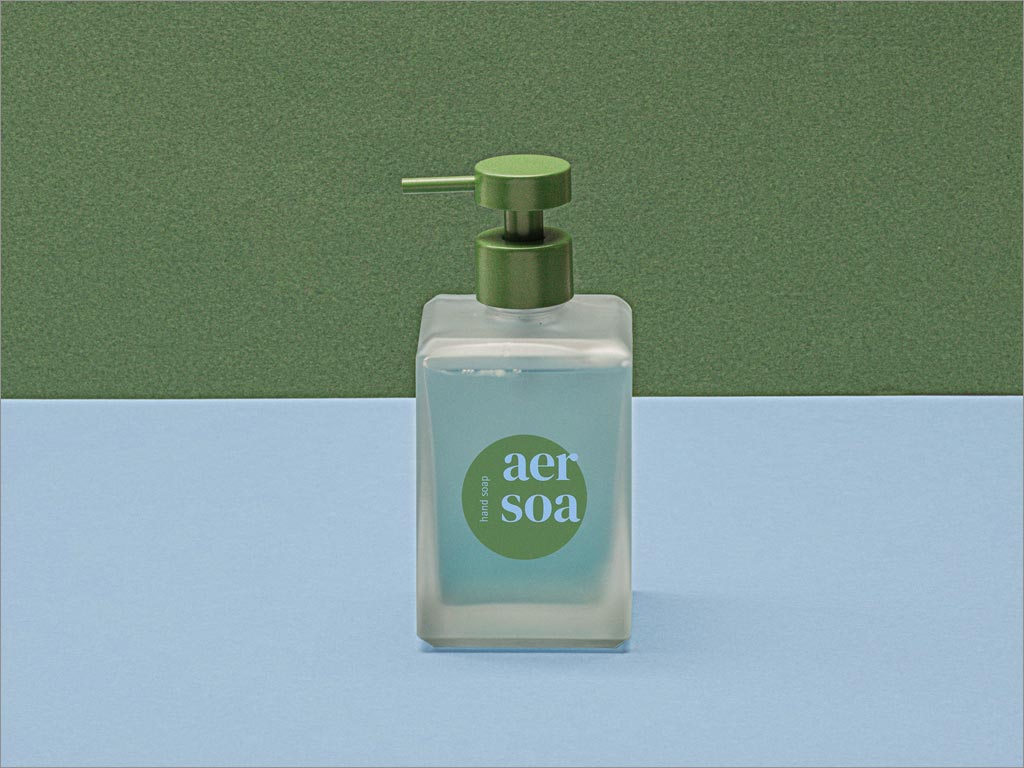 美国aer家庭清洁日化产品瓶体包装设计
