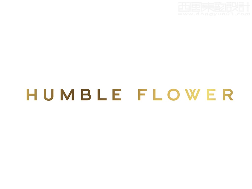 Humble Flower豪华护肤品logo设计