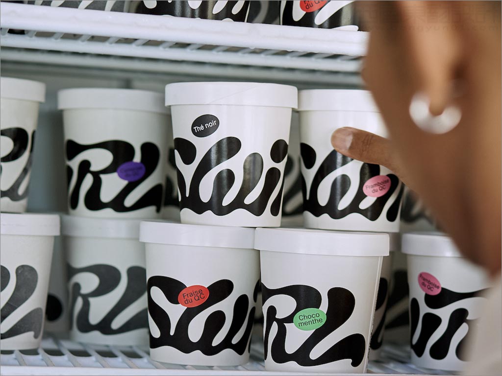 加拿大Swirl纯素食冰淇淋包装设计