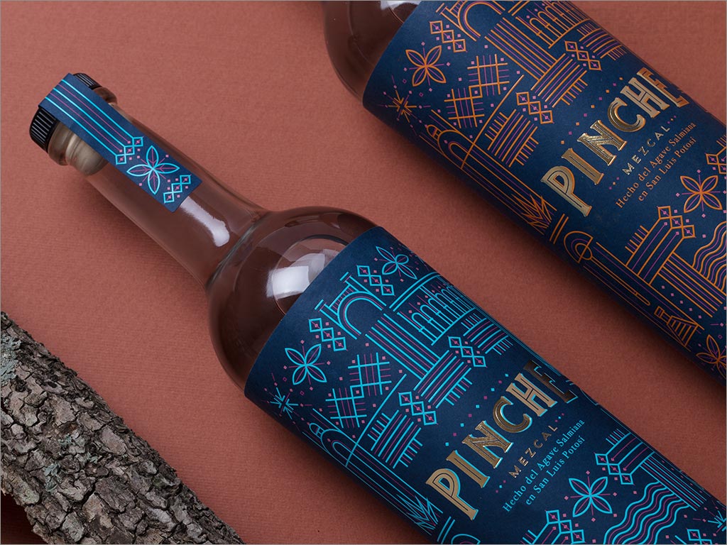 墨西哥Pinche Mezcal白酒包装设计之实物照片