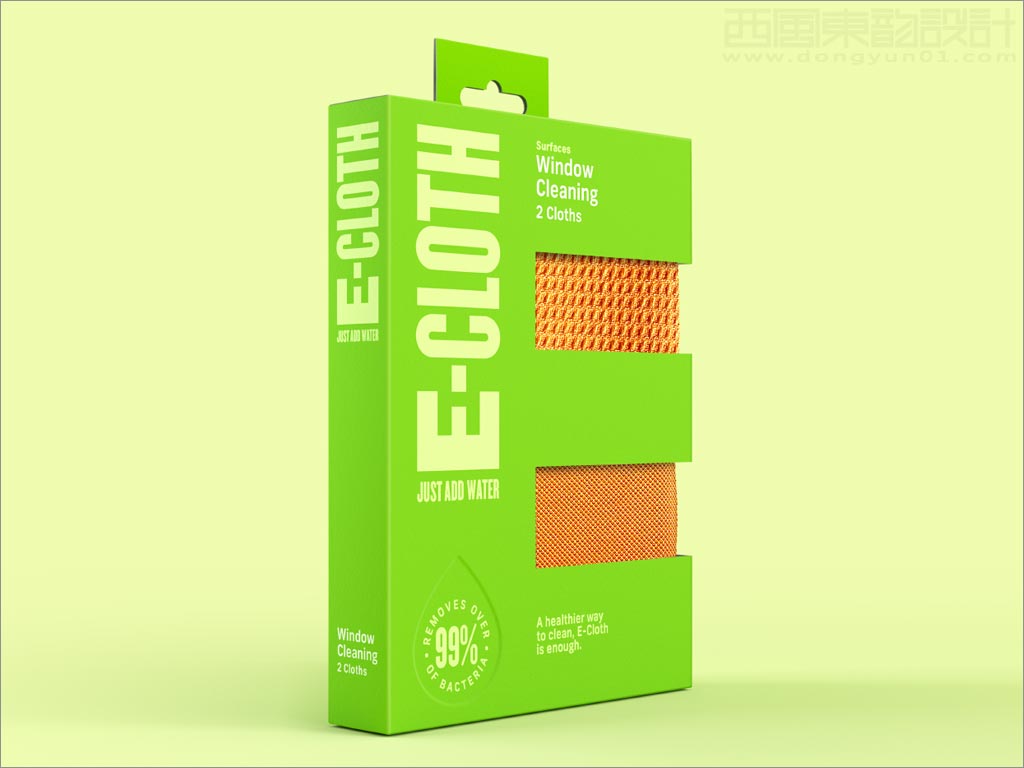 E-cloth纤维清洁布日用品包装设计