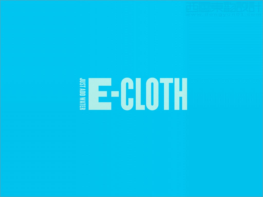 E-cloth纤维清洁布日用品logo设计