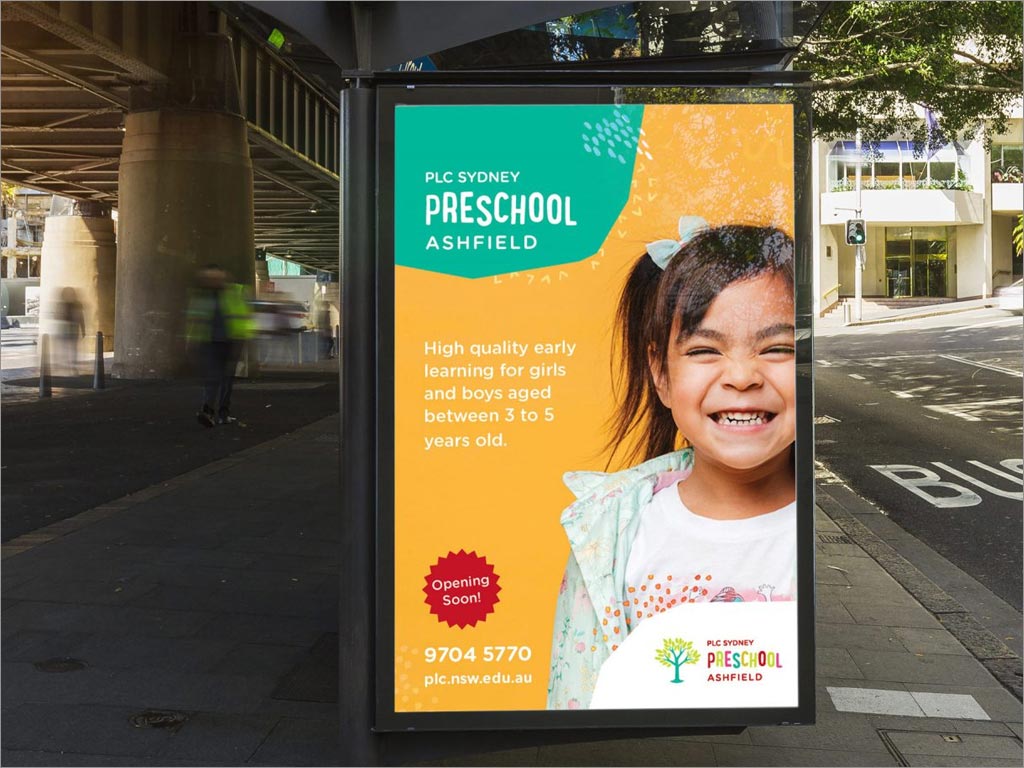 澳大利亚悉尼PLC幼儿园品牌形象设计之海报设计