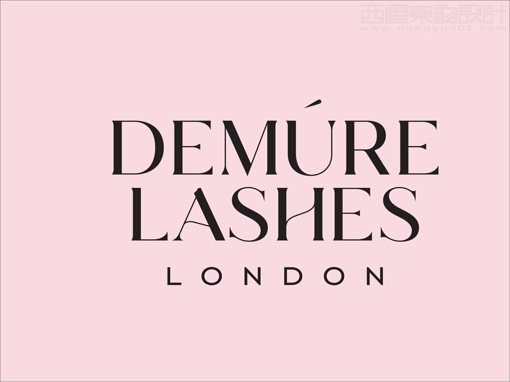 Demure Lashes假睫毛品牌logo设计