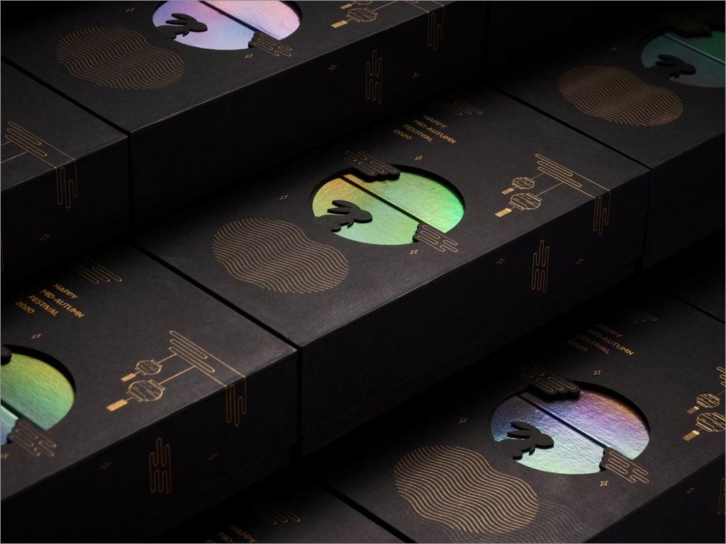 越南Bracom设计公司的月饼礼盒包装设计之局部细节展示