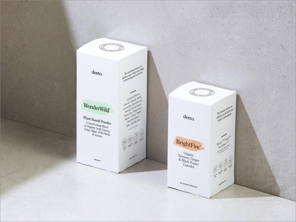 Deeto排毒保健品包装设计