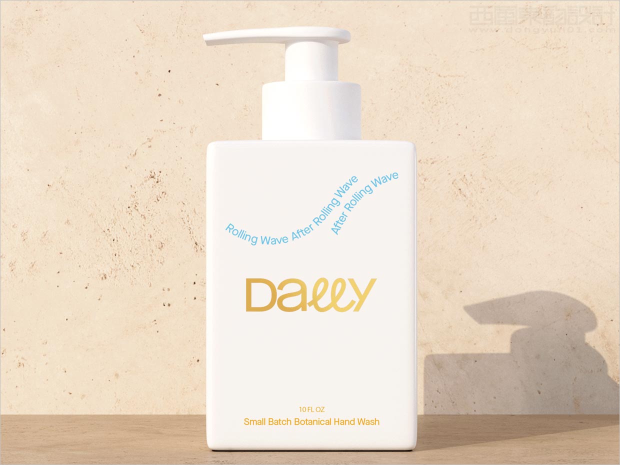 美国Dally洗手液瓶体包装设计之正面展示