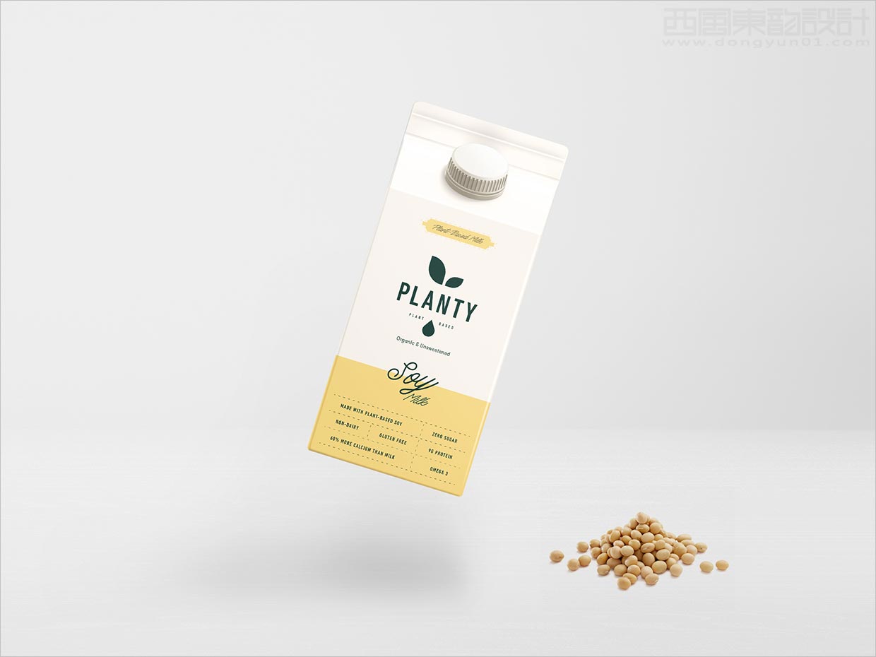 诱人且温暖的Planty有机豆奶包装设计