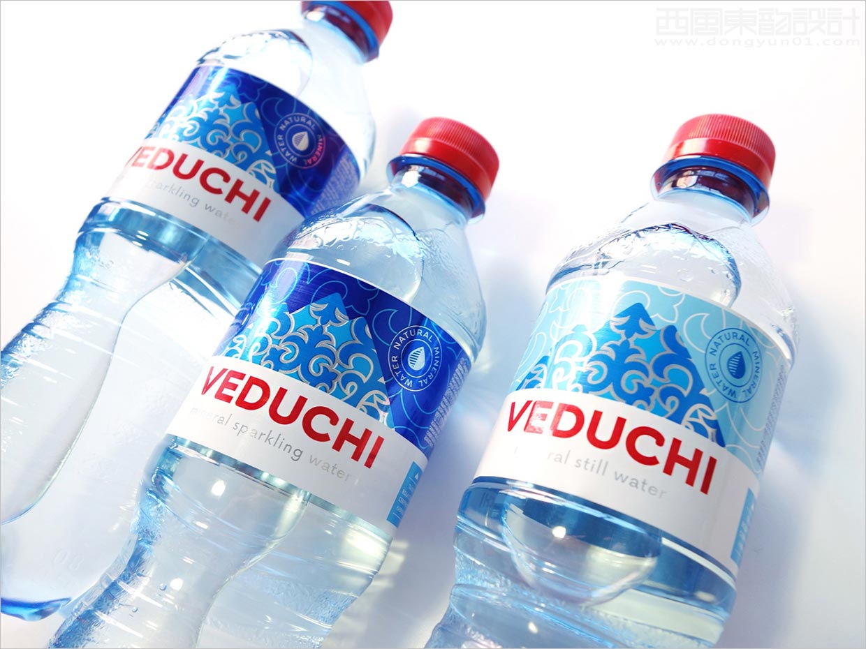 俄罗斯VEDUCHI矿泉水标签包装设计