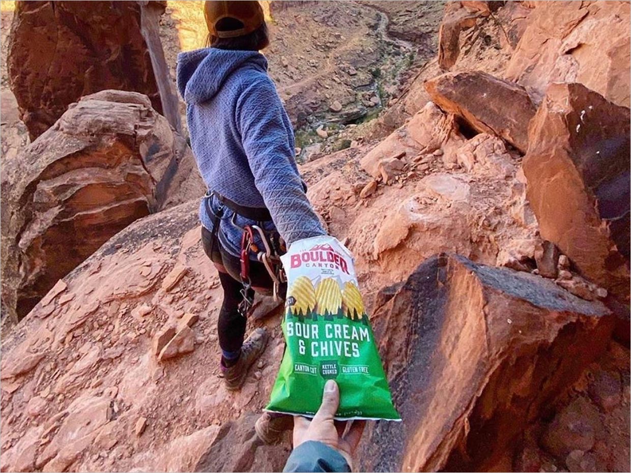 Boulder Canyon薯片休闲食品包装设计之实物摄影照片