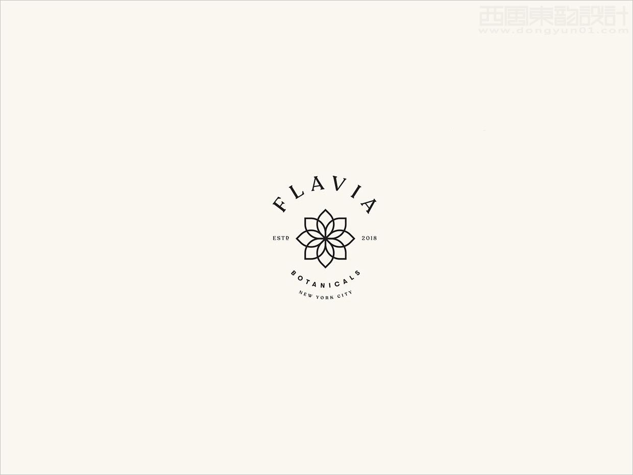 Flavia洗发水护发素产品logo设计