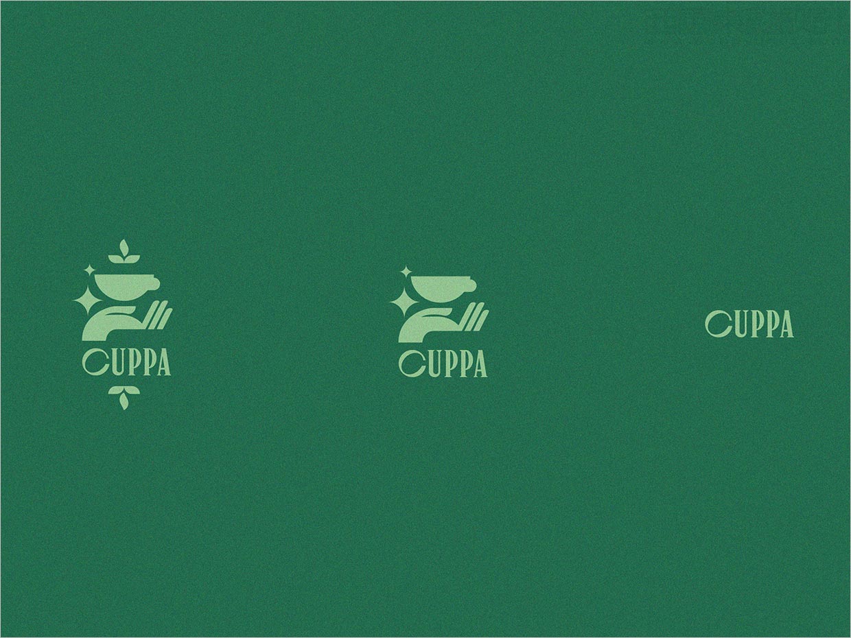 南美Cuppa茶标志设计